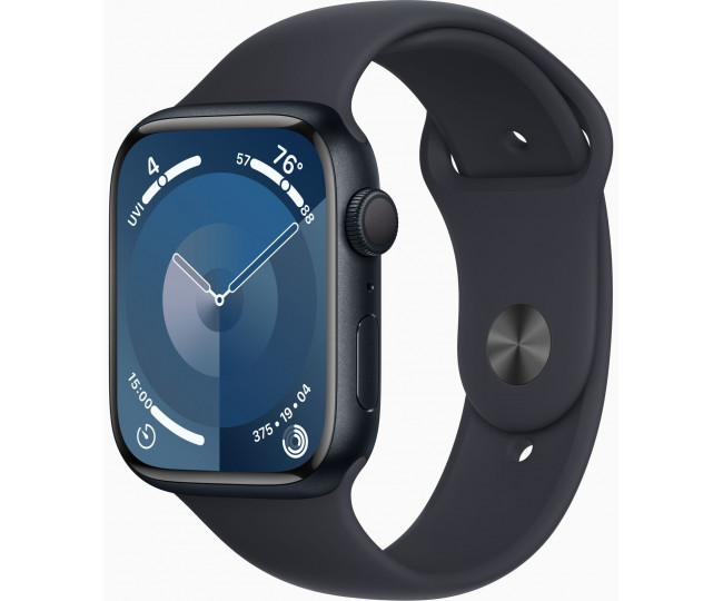 Apple Watch Series 9 GPS 45mm Midnight Aluminum Case w. Midnight S. Band - M/L (MR9A3) б/у